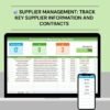 Procurement Monitoring Checklist in Excel