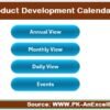 Product Development Calendar in Excel - Image 2