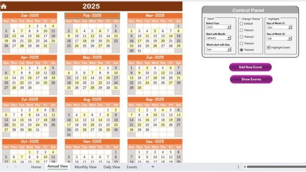 Product Development Calendar in Excel - Image 3