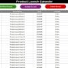 Product Launch Calendar in Excel - Image 8