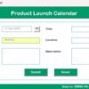 Product Launch Calendar in Excel - Image 9