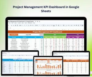 Project Management KPI Dashboard in Google Sheets - Next Gen Templates