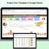 Project Plan Template in Google Sheets