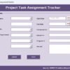 Project Task Assignment Tracker in Excel - Image 7