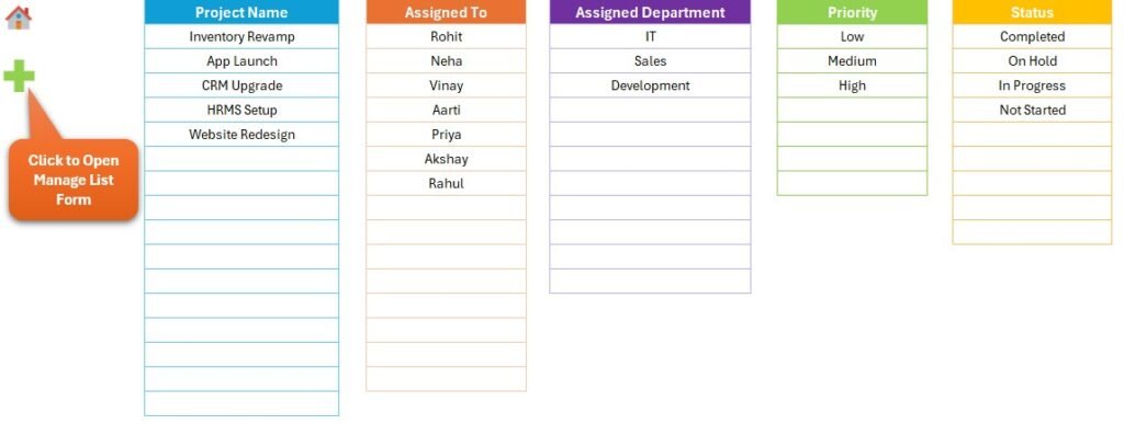 Project Task Assignment Tracker in Excel - Next Gen Templates