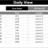 Public Holiday Observance Calendar in Excel - Image 5