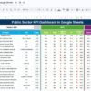 Public Sector KPI Dashboard in Google Sheets - Image 2