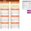 Quality Control Supply Chain Resilience Calendar in Excel - Image 3