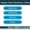 R&D Supply Chain Resilience Calendar in Excel - Image 2