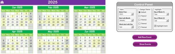 Real Estate Listing Calendar in Excel - Image 3