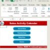 Sales Activity Calendar in Excel - Image 2