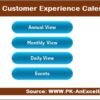 Sales Customer Experience Calendar in Excel - Image 2