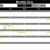 Sales Supply Chain Resilience Calendar in Excel - Image 4