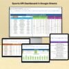 Sports KPI Dashboard in Google Sheets