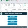 Supplier Performance Review Calendar in Excel - Image 2