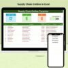 Supply Chain Outline in Excel