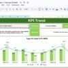 Travel & Tourism KPI Dashboard in Google Sheets - Image 3