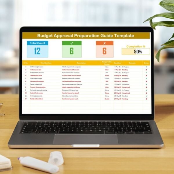 Budget Approval Preparation Guide in Excel