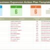 Business Expansion Action Plan Checklist in Excel - Image 2