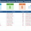 Business Expansion Schedule Checklist in Excel - Image 2