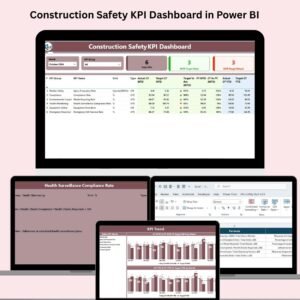 Construction Safety KPI Dashboard in Power BI