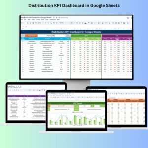 Distribution KPI Dashboard in Google Sheets