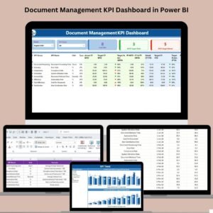 Document Management KPI Dashboard in Power BI