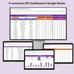 E-commerce KPI Dashboard in Google Sheets