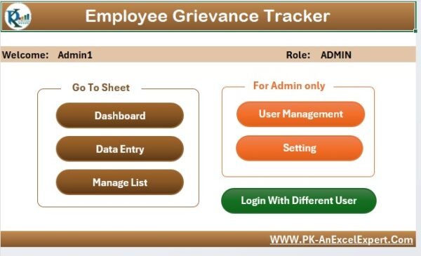 Employee Grievance Tracker in Excel - Image 3