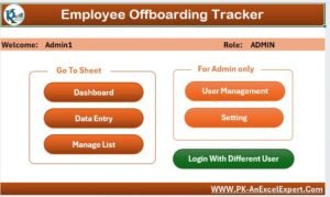 Employee Offboarding Tracker in Excel - Next Gen Templates