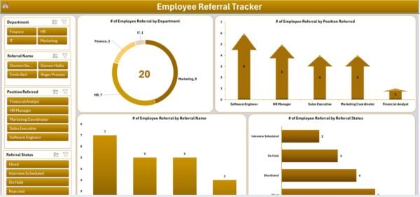 Employee Referral Tracker in Excel - Image 4