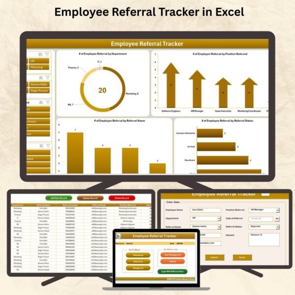 Employee Referral Tracker in Excel