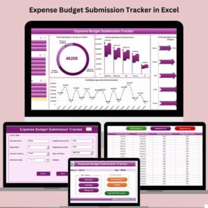 Expense Budget Submission Tracker in Excel