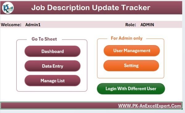 Job Description Update Tracker in Excel - Image 3