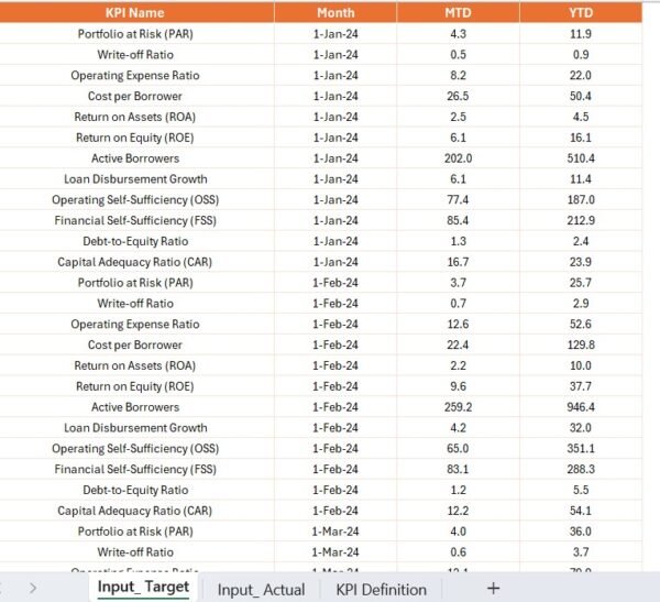 Microfinance KPI Dashboard in Power BI - Image 5