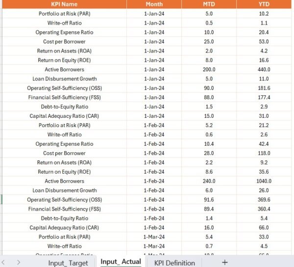 Microfinance KPI Dashboard in Power BI - Image 6