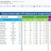 Ocean Conservation KPI Dashboard in Google Sheets - Image 2