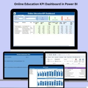 Online Education KPI Dashboard in Power BI