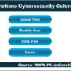 Operations Cybersecurity Calendar in Excel - Image 2