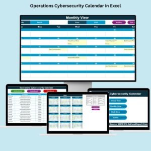 Operations Cybersecurity Calendar in Excel