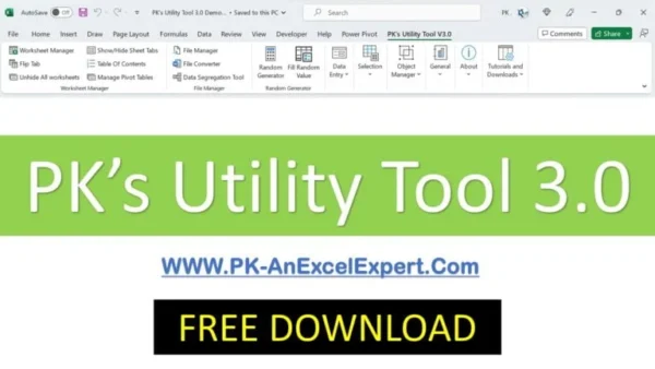 PK's Utility Tool in Excel VBA - Image 6