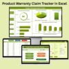 Product Warranty Claim Tracker in Excel