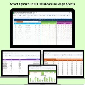 Smart Agriculture KPI Dashboard in Google Sheets