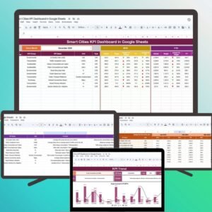 Smart Cities KPI Dashboard in Google Sheets
