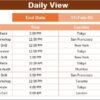 Technology Customer Service Supply Chain Resilience Calendar in Excel - Image 5
