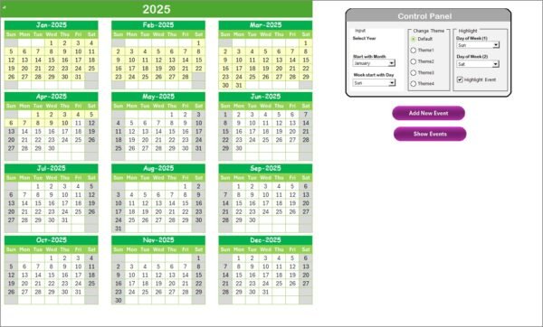 Technology IT Supply Chain Resilience Calendar in Excel - Image 3