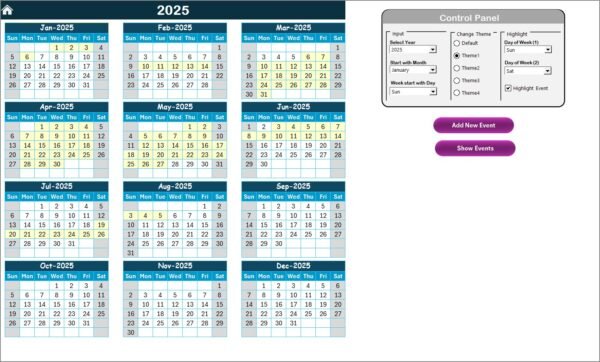 Technology Marketing AI Implementation Calendar in Excel - Image 3
