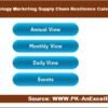 Technology Marketing Supply Chain Resilience Calendar in Excel - Image 2