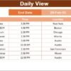 Technology Marketing Supply Chain Resilience Calendar in Excel - Image 5