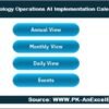 Technology Operations AI Implementation Calendar in Excel - Image 2